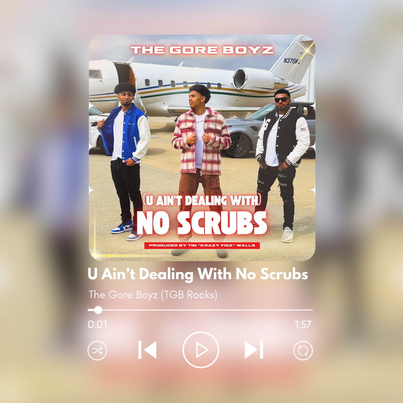 "NO SCRUBS" by The Gore Boyz (MP3 - DIGITAL DOWNLOAD)